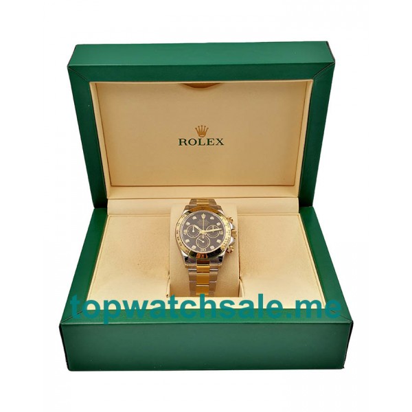 UK Best Quality Rolex Daytona 116503 Fake Watches With Black Dials For Sale