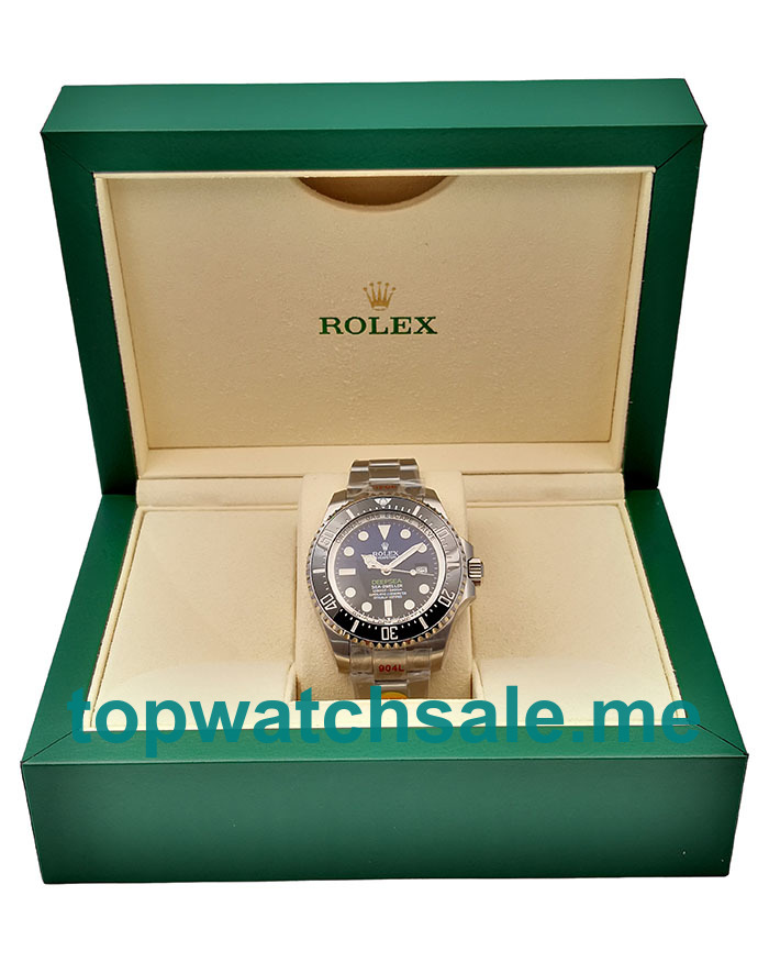 UK Swiss Movement Rolex Sea-Dweller Deepsea 126660 Replica Watches With Blue & Black Dials For Sale