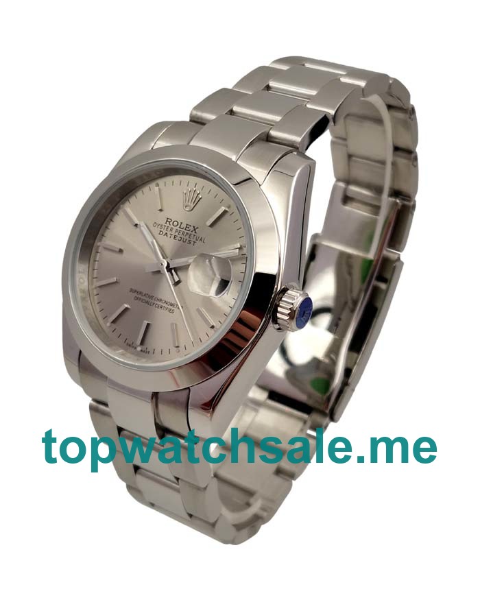 UK 31MM Gray Dials Rolex Datejust 278240 Replica Watches