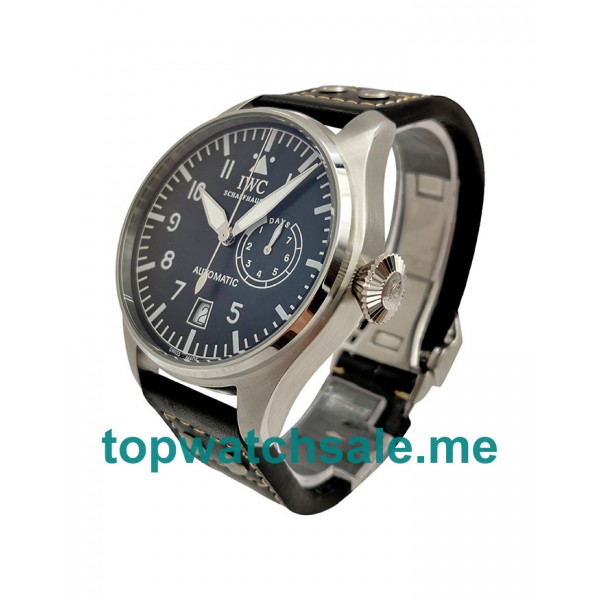 UK 46MM Black Dials Replica IWC Pilots IW500201 Watches