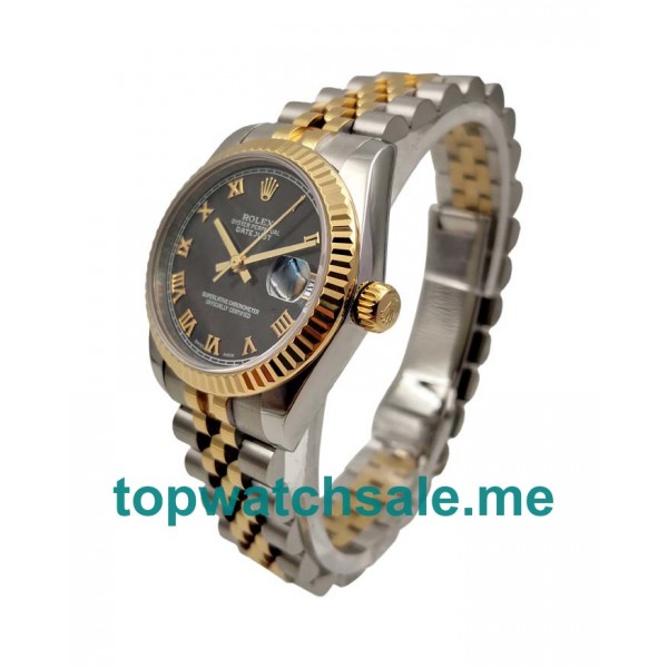 UK Swiss Made Rolex Datejust 178273 Replica Watches With Black Dials For Sale