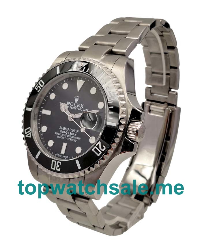 UK Best Quality Rolex Submariner 116610 LN Replica Watches With White Dials
