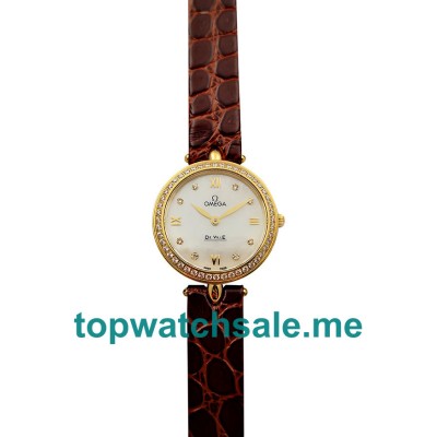 AAA Quality UK Omega De Ville 424.58.27.60.55.001 Replica Watches With Mother-Of-Pearl Dials Online