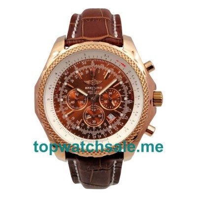 UK 47MM Brown Dials Breitling Bentley Motors A25362 Replica Watches