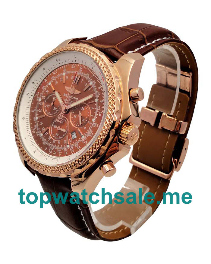 UK 47MM Brown Dials Breitling Bentley Motors A25362 Replica Watches
