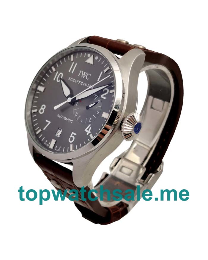 UK 46MM Gray Dials IWC Pilots IW500201 Replica Watches