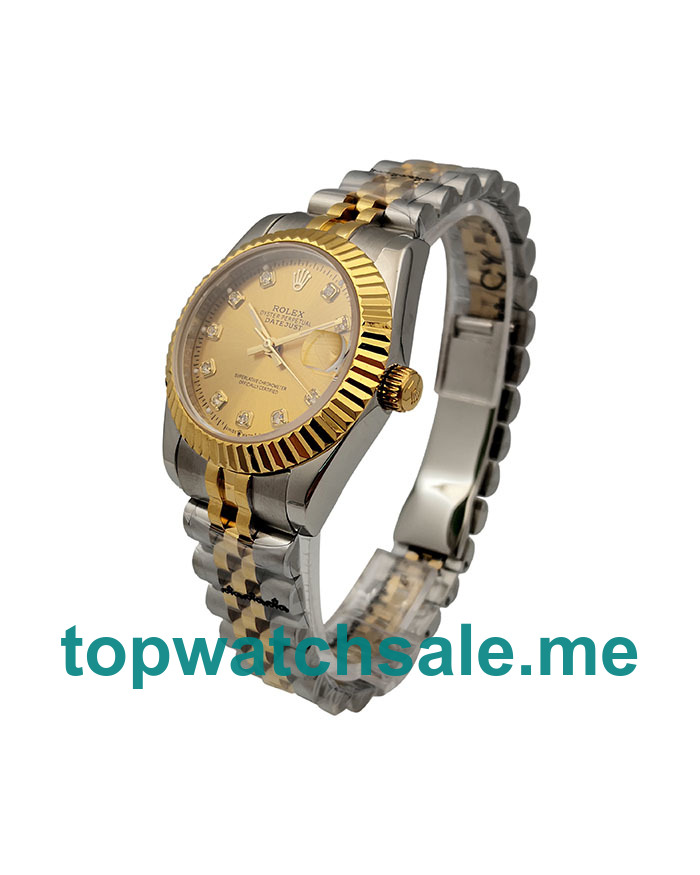 UK 31MM Steel And Gold Replica Rolex Datejust 178273 Watches
