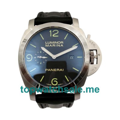 UK 44MM Black Dials Panerai Luminor Marina PAM00618 Replica Watches