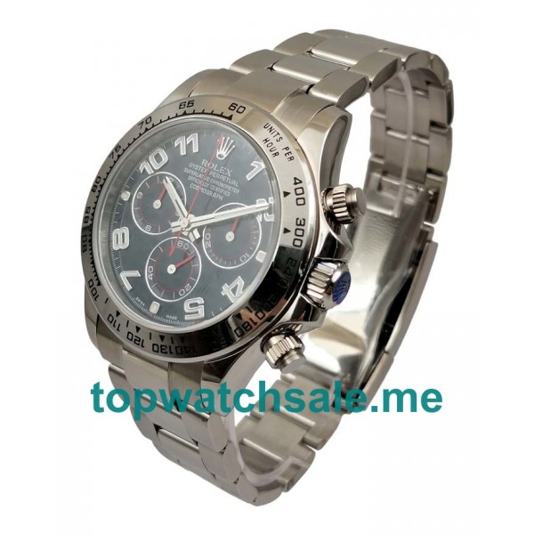 UK 40 MM AAA Quality Rolex Daytona 116509 Replica Watches With Blue Dials For Sale