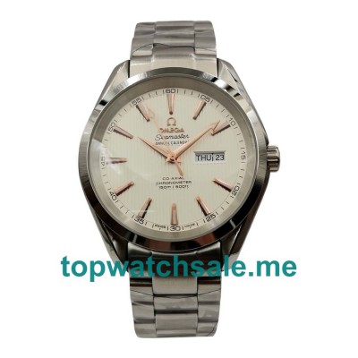UK 41MM Silver Dials Omega Seamaster Aqua Terra 150M 231.10.39.22.02.001 Replica Watches
