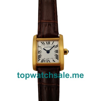 UK 20.5MM Silver Dials Cartier Tank Francaise W5001456 Replica Watches