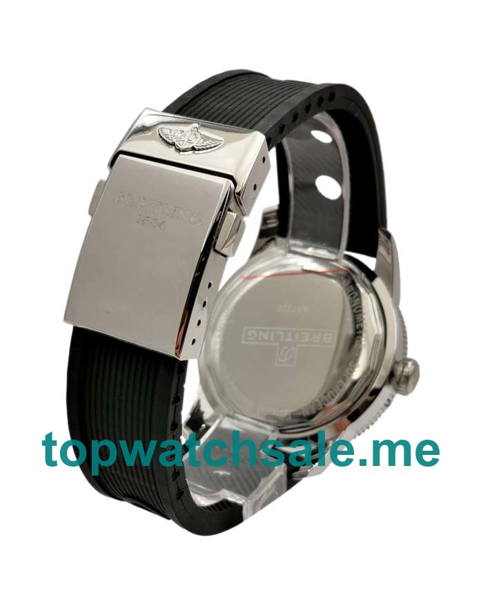 UK 46.5MM Black Dials Breitling Superocean Heritage A17320 Replica Watches