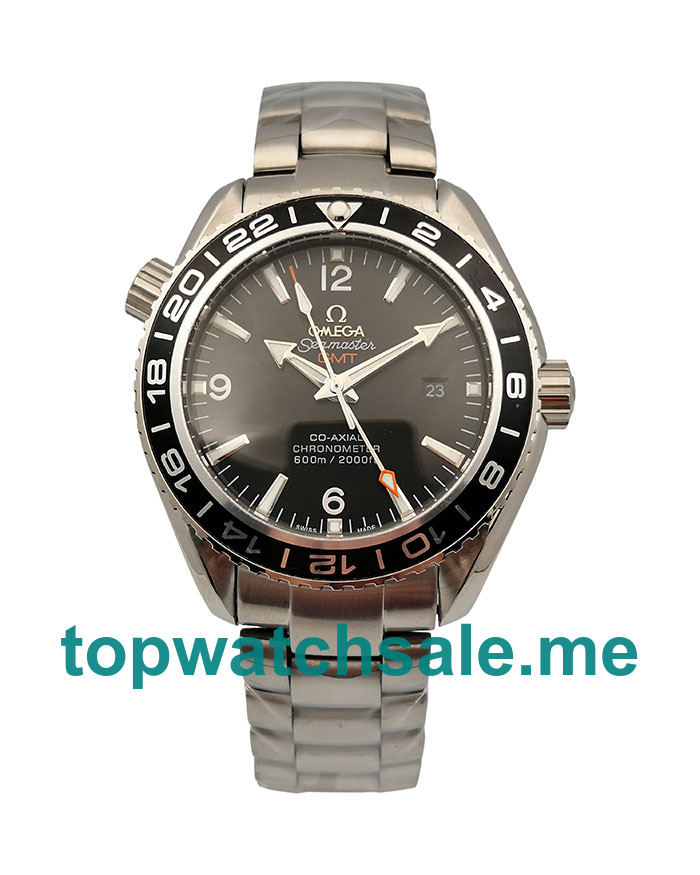 UK 43.5MM Black Dials Omega Seamaster Planet Ocean 232.30.44.22.01.001 Replica Watches