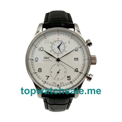 UK 42MM Silver Dials IWC Portugieser Chrono IW390403 Replica Watches