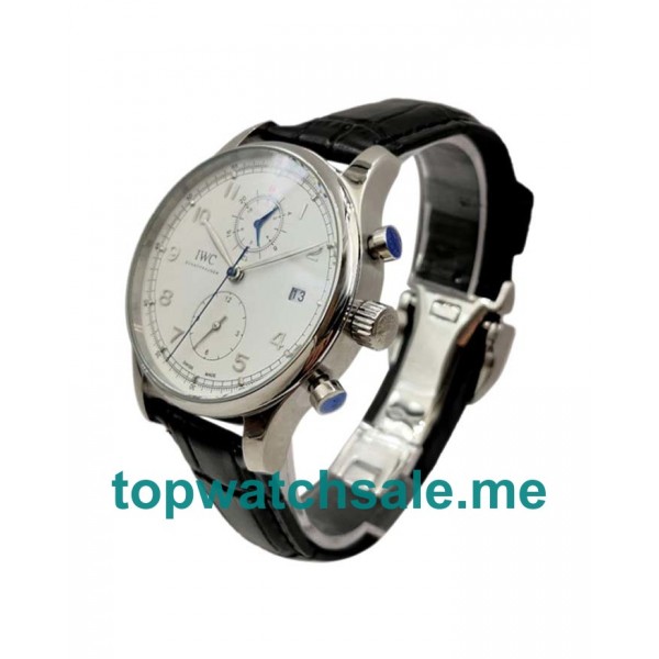 UK 42MM Silver Dials IWC Portugieser Chrono IW390403 Replica Watches