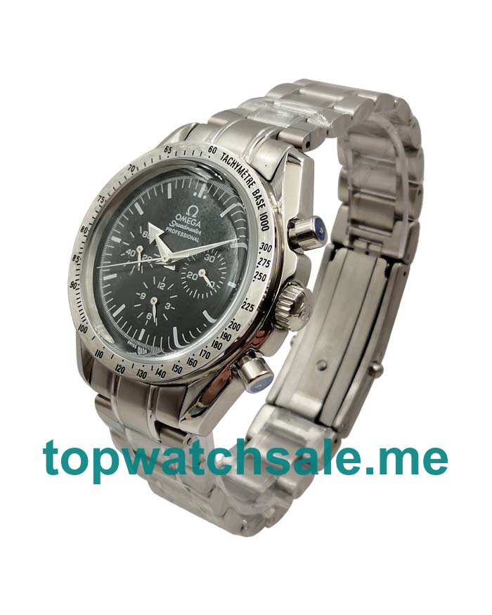 UK 42 MM Best 1:1 Omega Speedmaster Moonwatch 3594.50.00 Replica Watches With Black Dials For Men