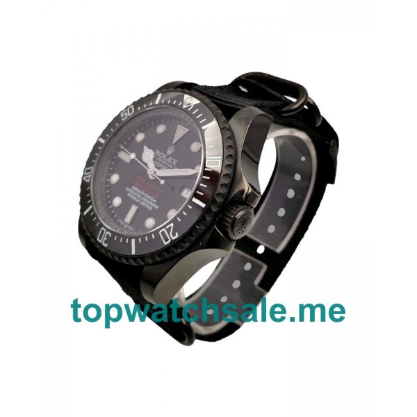 UK Swiss Made Rolex Sea-Dweller Deepsea 116660 Replica Watches With Black Dials For Sale