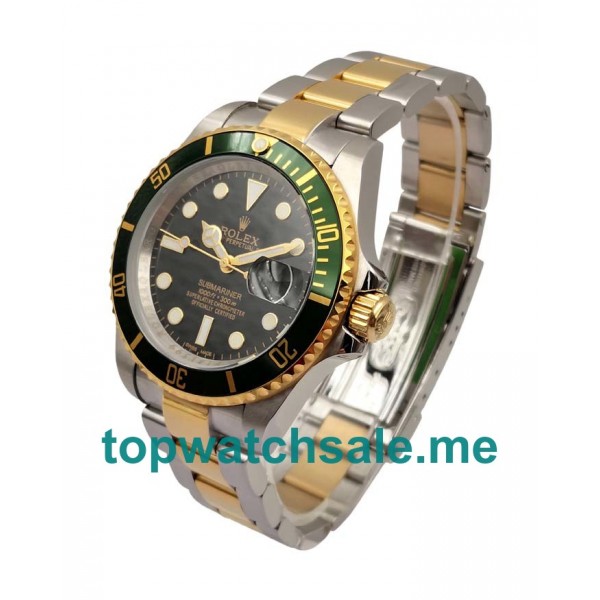 UK 40MM Black Dials Rolex Submariner 116613 Replica Watches