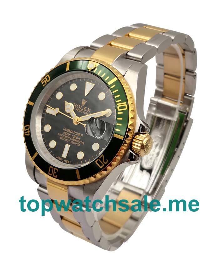 UK 40MM Black Dials Rolex Submariner 116613 Replica Watches