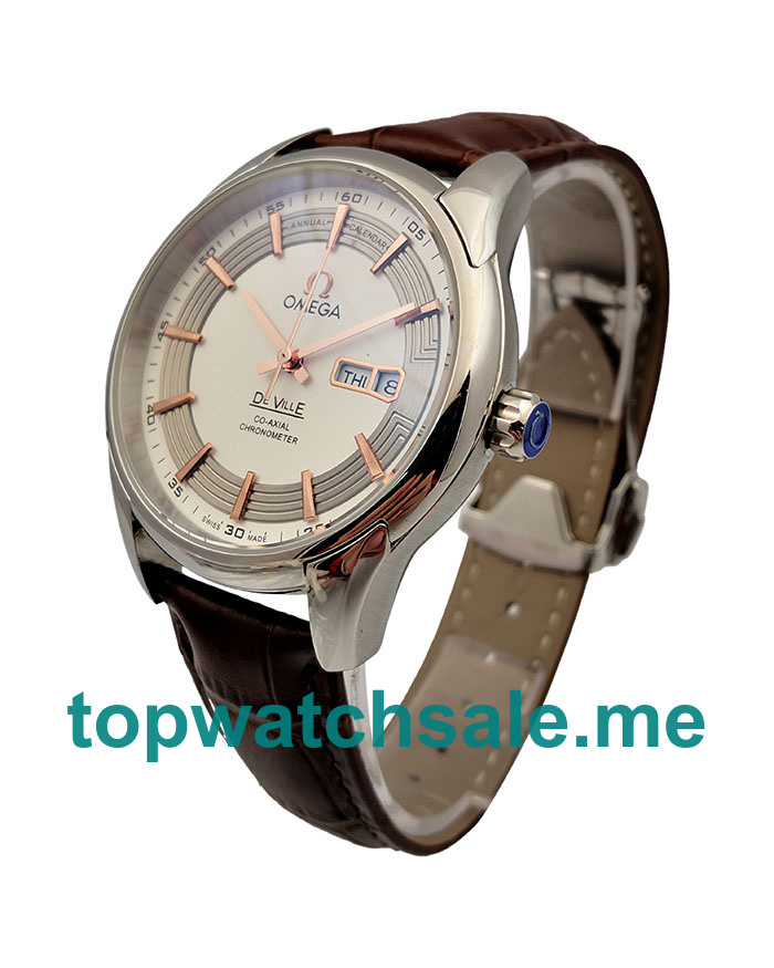 UK 41MM Silver Dials Omega De Ville 431.33.41.22.02.001 Replica Watches