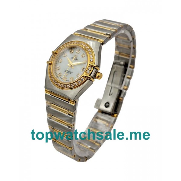 UK 26MM Replica Omega Constellation 1267.75.00 Diamond-set Bezels Watches