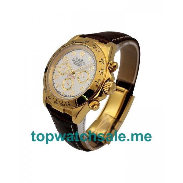 UK 40MM Gold Cases Replica Rolex Daytona 16518 Watches