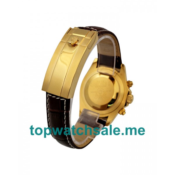 UK 40MM Gold Cases Replica Rolex Daytona 16518 Watches