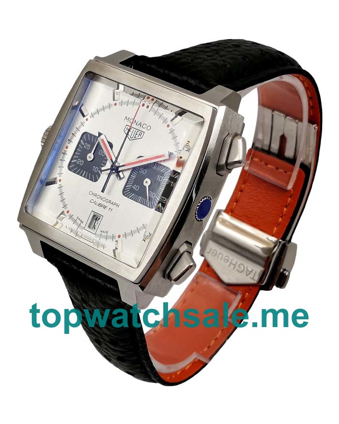 UK 40MM Silver Dials TAG Heuer Monaco CAW211C.FC6241 Replica Watches