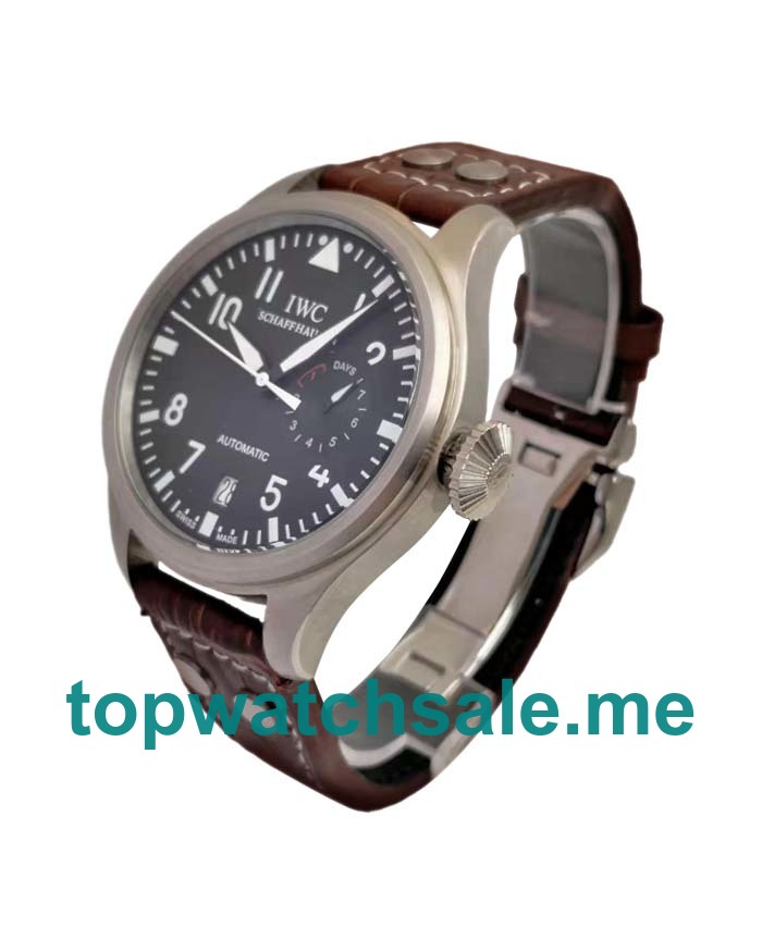 UK 45MM Black Dials IWC Big Pilots IW500201 Replica Watches