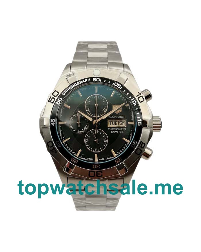 UK 43MM Black Dials TAG Heuer Aquaracer CAF2010.BA0815 Replica Watches