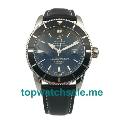 UK Best 1:1 Breitling Superocean Heritage A17321 Replica Watches With Black Dials For Men