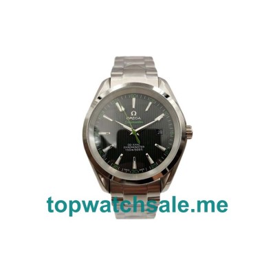 UK 41.5MM Black Dials Replica Omega Seamaster Aqua Terra 150 M 231.10.42.21.01.004 Watches