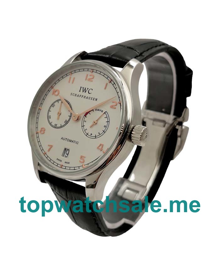UK 42.3MM White Dials IWC Portugieser IW500114 Replica Watches