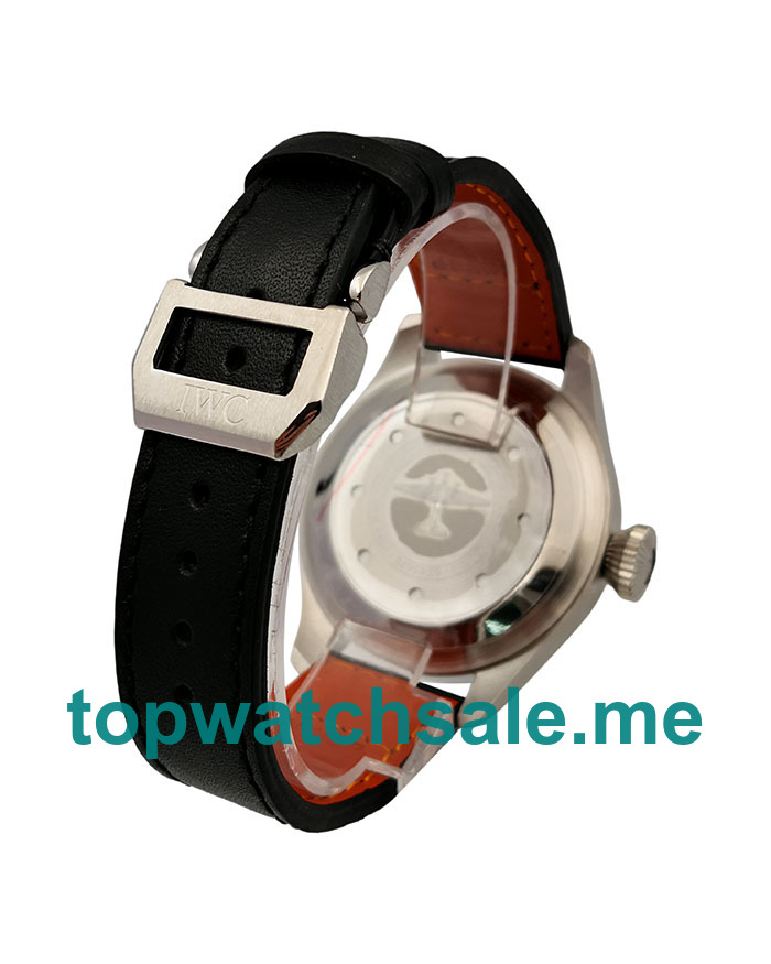 UK 44.5 MM Black Dials IWC Big Pilots IW500201 Replica Watches