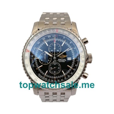 UK 46MM Black Dials Breitling Navitimer World A24322 Replica Watches
