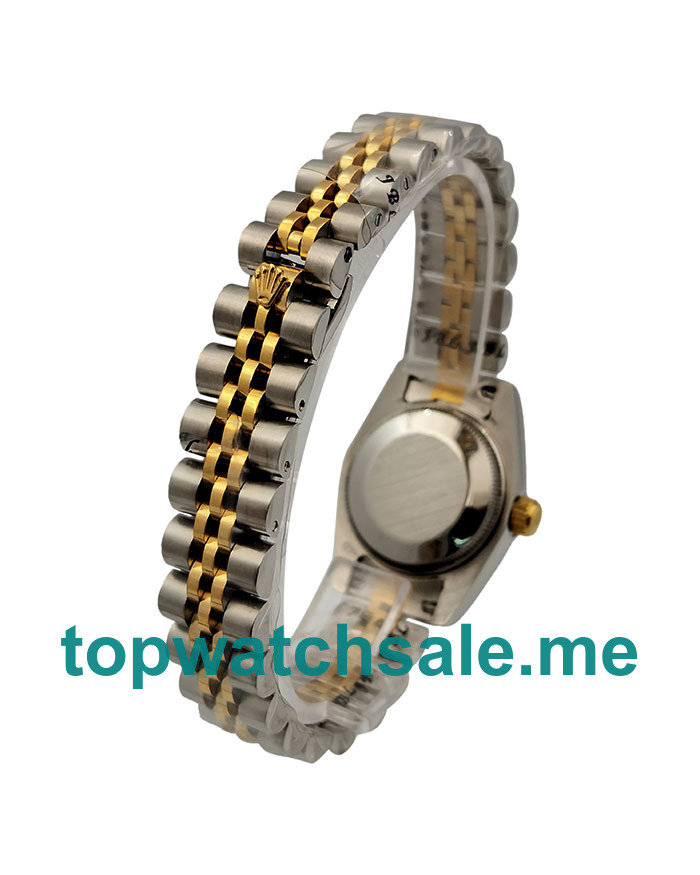 UK 26MM Rolex Lady-Datejust 69173 Replica Watches With Diamonds