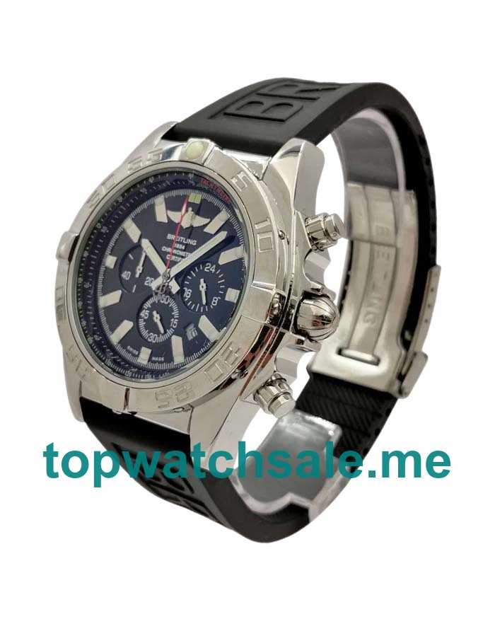 UK 46MM Black Dials Breitling Chronomat AB0110 Replica Watches