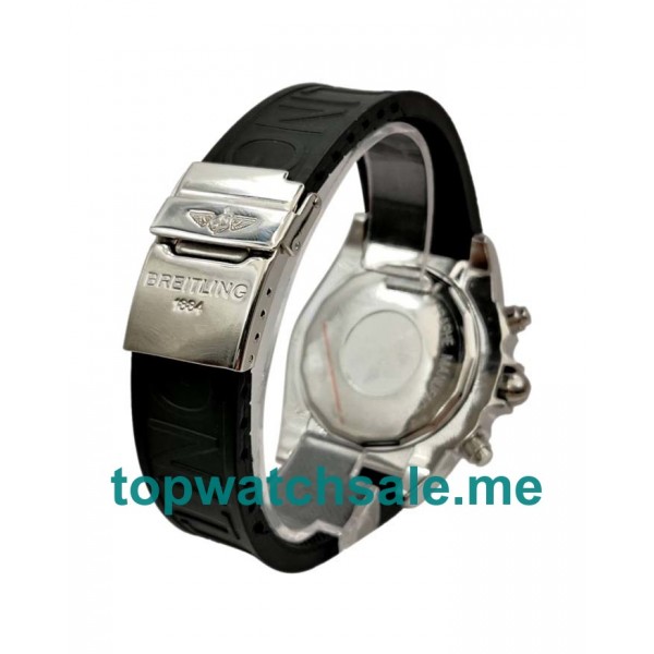 UK 46MM Black Dials Breitling Chronomat AB0110 Replica Watches