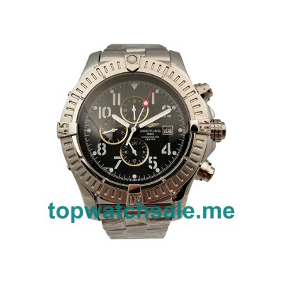 UK AAA Quality Breitling Chrono Avenger E13360 Replica Watches With Black Dials For Men