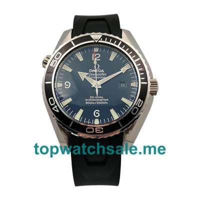 UK 43MM Black Dials Omega Seamaster Planet Ocean 2900.50.91 Replica Watches