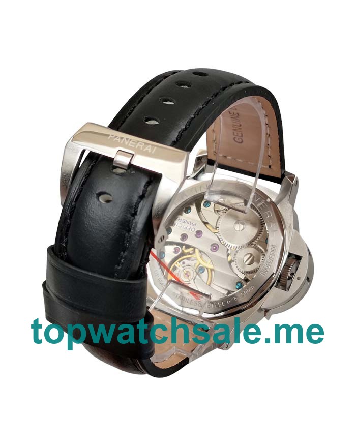 UK 44MM Steel Cases Panerai Luminor Base PAM00002 Replica Watches