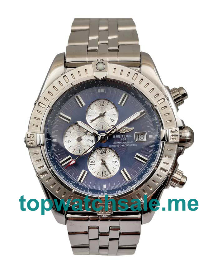 UK 41MM Blue Dials Breitling Chronomat A13352 Replica Watches