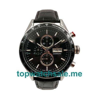 UK 44MM Black Bezels Replica TAG Heuer Carrera CV201AG.FC6266 Watches