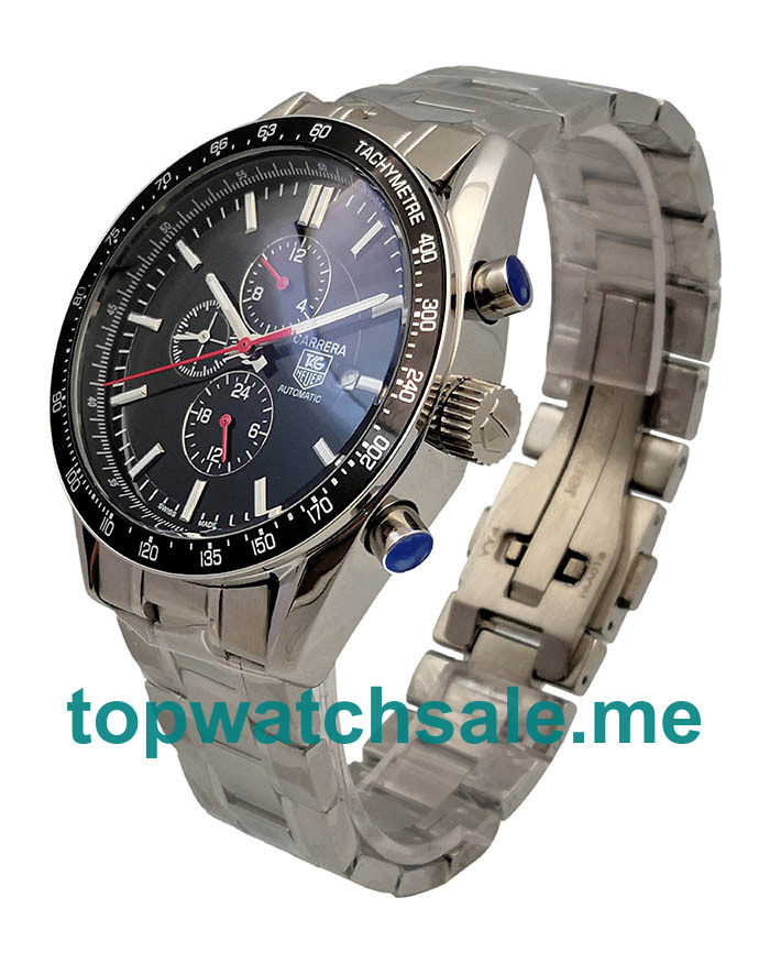 UK 44MM Black Dials TAG Heuer Carrera CV2014.BA0794 Replica Watches