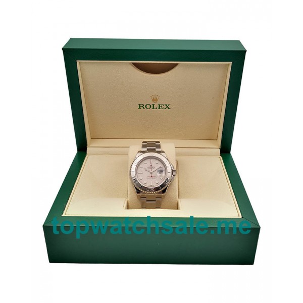 UK 40 MM Best 1:1 Rolex Yacht-Master 116622 Replica Watches With Silver Dials For Sale