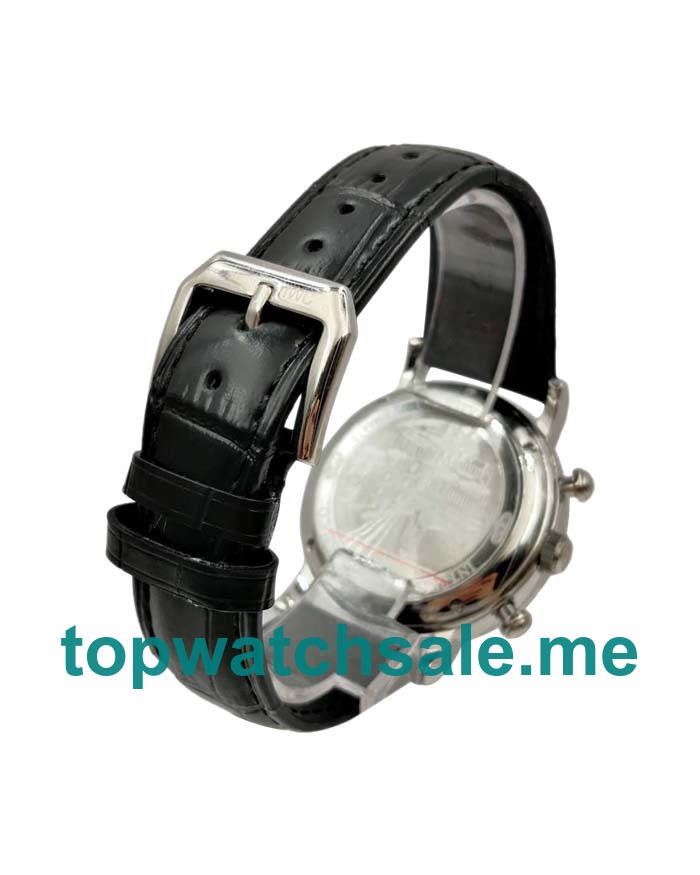 UK 42MM Black Dials IWC Portofino Chronograph IW391019 Replica Watches