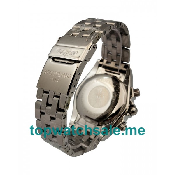 UK 44MM Black Dials Breitling Chronomat AB0110 Replica Watches