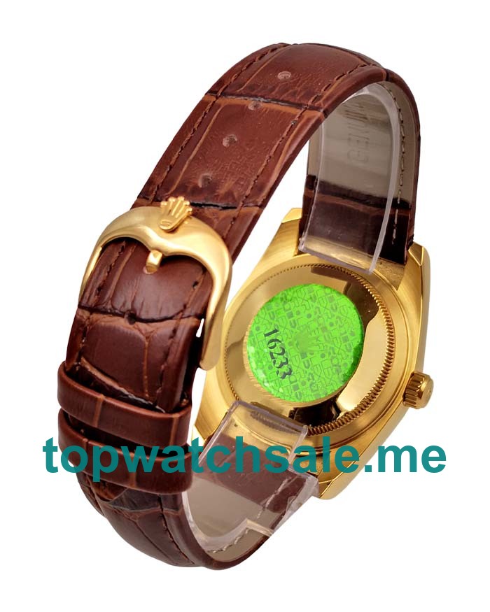 UK 31MM Champagne Dials Rolex Datejust 1503 Replica Watches
