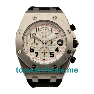 UK 42.5MM Replica Audemars Piguet Royal Oak Offshore 26020ST.OO.D001IN.02.A Arabic Numerals Watches