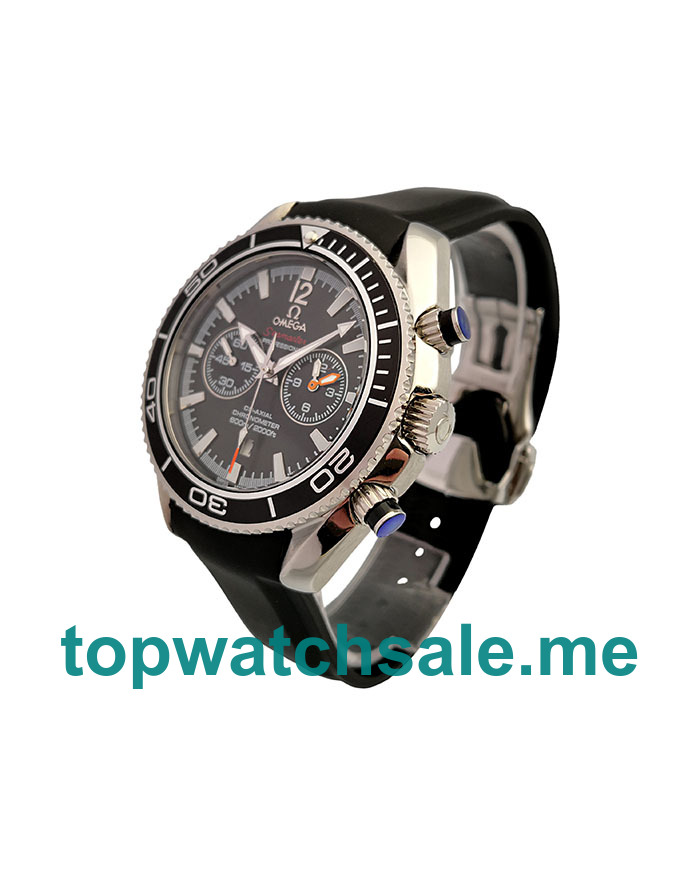 UK 43MM Black Dials Omega Seamaster Planet Ocean 232.32.46.51.01.003 Replica Watches